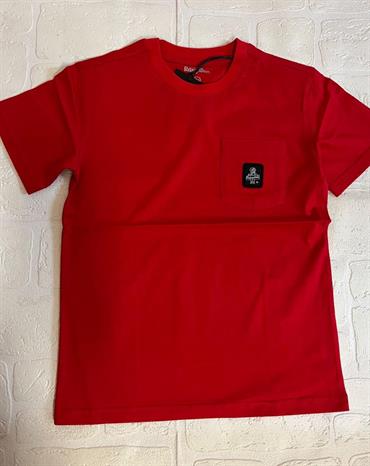 T-SHIRT MC REFRIGWEAR RW221 ROSSO JUNIOR