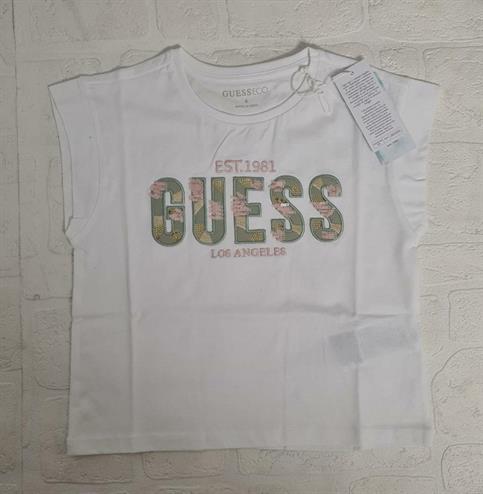 M/C GUESS J3GI13K8HM3-G011 JUNIOR BIANCA SCRITTA VERDINA ROSA