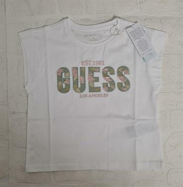 M/C GUESS J3GI13K8HM3-G011 JUNIOR BIANCA SCRITTA VERDINA ROSA