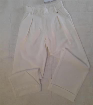 PANTALONE MET ME303 JIUNIOR BIANCO PINCES