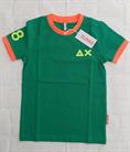 T-SHIRT MC SUN68 T33322 VERDE LOGO FLUO JUNIOR