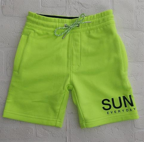 SHORT DI TUTA SUN68 F33338 GIALLO FLUO JUNIOR