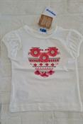 T-SHIRT MC MAYORAL 3058 BIANCO DISEGNO FUCSIA BABY