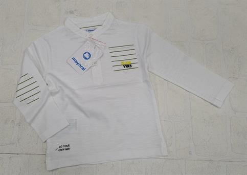 polo ml mayoral 3158 bianco coreana baby