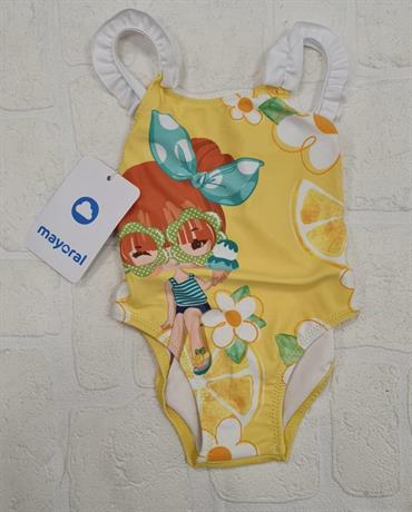 costume intero mayoral 1786 giallo mimosa neo