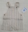 salopette corta mayoral 1634 righe lino avena neo