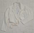 GIACCA CROP MET ME299 BIANCO JUNIOR