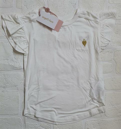 T-SHIRT MC ANGEL'S FACE SPRING BIANCO ALI SCHIENA BABY