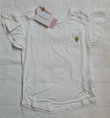 T-SHIRT MC ANGEL'S FACE SPRING BIANCO ALI SCHIENA BABY