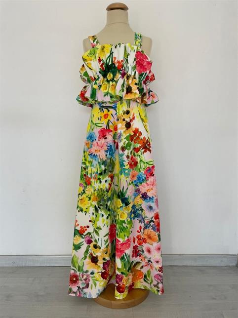 TUTA ABEL&LULA 5238 JUNIOR FIORI COLORATI