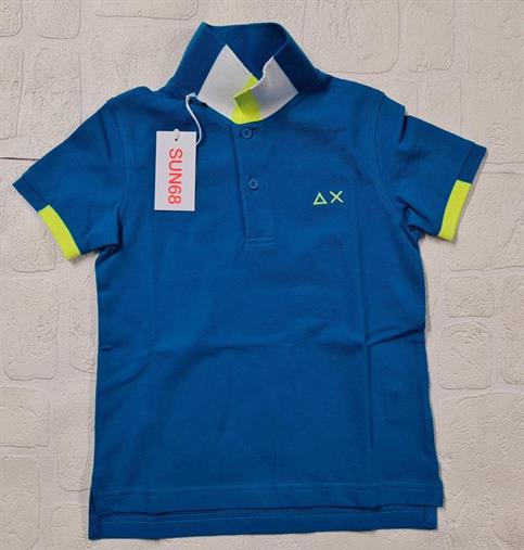 POLO MC SUNA33323 BABY TURCHESE