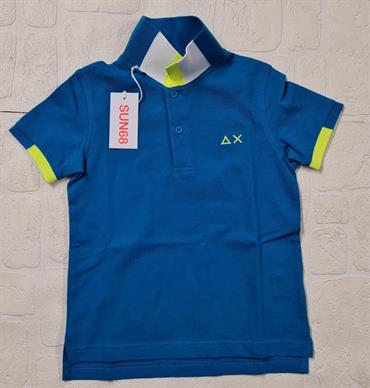 POLO MC SUNA33323 BABY TURCHESE