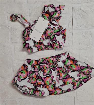 TOP+GONNA FUNFUN FNNCM14563 NEO STAMPA ORSETTI MULTICOLOR