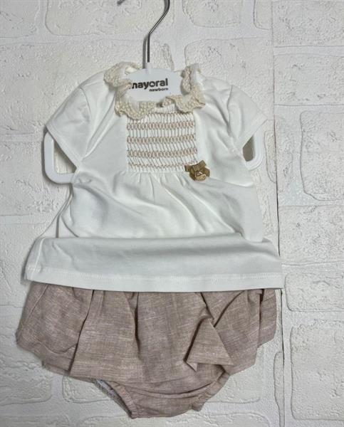 coordinato 2 pz mayoral 1829 lino beige neo