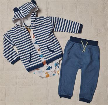 set 3 pz mayoral 1891 blu righe neo