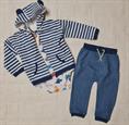 set 3 pz mayoral 1891 blu righe neo
