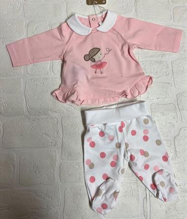 tutina 2pz mayoral 1503 rosa bambola neo