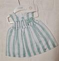 abito + culotte mayoral 1820 righe verde acqua neo