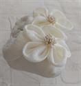 SCARPINA FIORE ORGANZA UTILI E FUTILI 317100 PANNA NEO