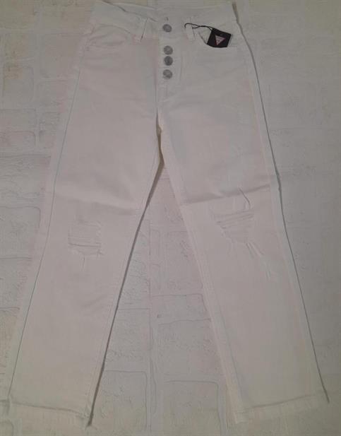 PANTALONE GUESS J3GB07WE620-G011 BIANCO JUNIOR