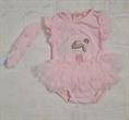 BODY TUTU+FASCETTA NEWBORN 1732 ROSA NEO