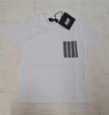 T-SHIRT M/C NEW JOB BRAND TS/TASC85 BIANCO BABY/JUNIOR