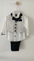 - COMPLETO BABY A B1413/662 NEO BEIGE/BLU