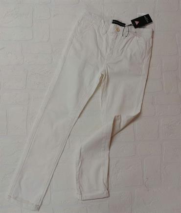 PANTALONE GUESS L1RB05WD3T0-TWHT JUNIOR BIANCO