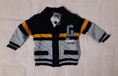 CARDIGAN GUESS I3RR00Z34H0-S79P BLU/GRIGIO NEO