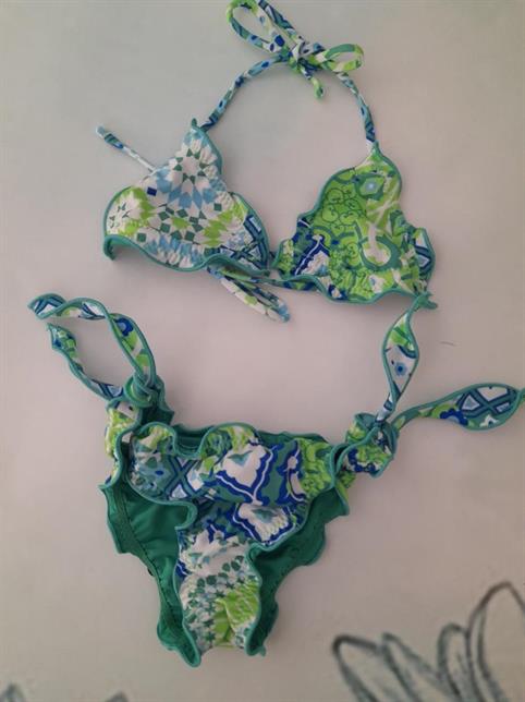 costume 2pz faak FJ23-1500U verde fantasia baby/junior