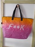 shopping bag faak fk23-baguro rosa/arancione