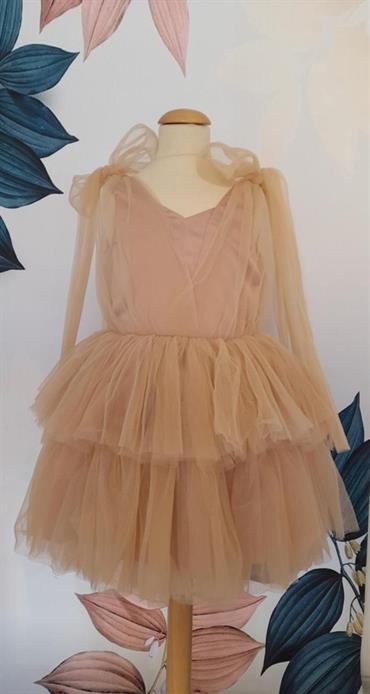 abito fun&fun FNCJDR14073 beige tulle junior