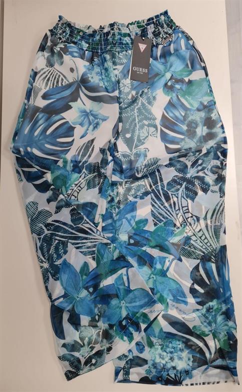 PANTALONE GUESS J3GB04WA2T0-P78R JUNIOR FIORI BLU VERDI VELATO
