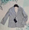 GIACCA M&F MF6267R RIGHE AZZURRO/BIANCO JUNIOR