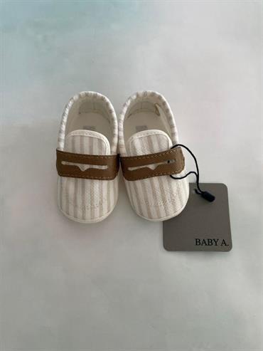 scarpina baby a E2843 beige/biscotto neo