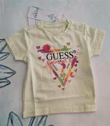 t-shirt mc guess A3GI00K6YW3-A80Q verde neo