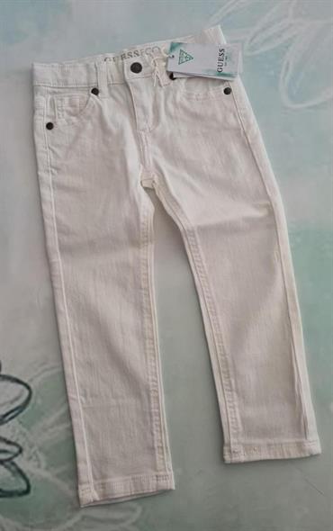 jeans guess K2RB06WE5X0-G011 bianco skinny baby