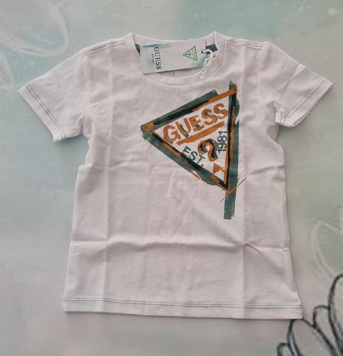 T-SHIRT LOGO GUESS N3GI08K8HM0-G011 BIANCO BABY