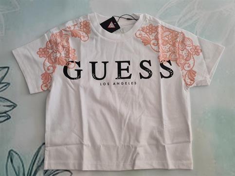 T-SHIRT MC GUESS J3GI19KB7T0-G011 BIANCO JUNIOR