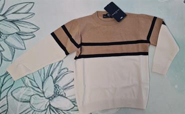 MAGLIA M&F MF4315B BABY CAMMELLO/PANNA/NERO