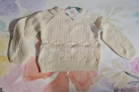 MAGLIONE ABEL&LULA 5855 BABY TRAFORATO LUREX