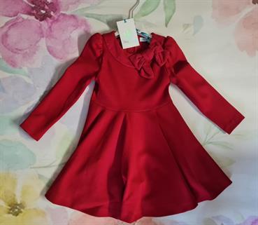 VESTITO ABEL&LULA 5528 BABY ROSSO PUNTO MILANO