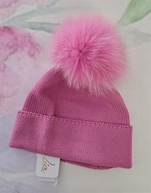 CAPPELLO CATYA 327620 ROSA PON PON VOLPE JUNIOR