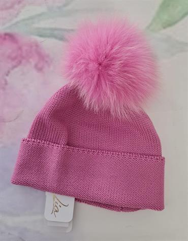 CAPPELLO CATYA 327620 ROSA PON PON VOLPE JUNIOR