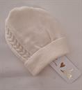 CUFFIA CATYA 327594 NEONATO TRECCIA CENTRALE PANNA