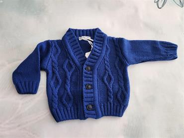 CARDIGAN M&F MF4338I NEONATO BLU ELETTRICO