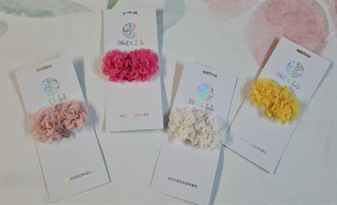 FERMAGLI ABEL&LULA 5410 PETALI FIORE COLORI VARI
