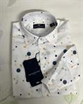 CAMICIA ML M&F MF3380R BIANCO BOLLE JUNIOR