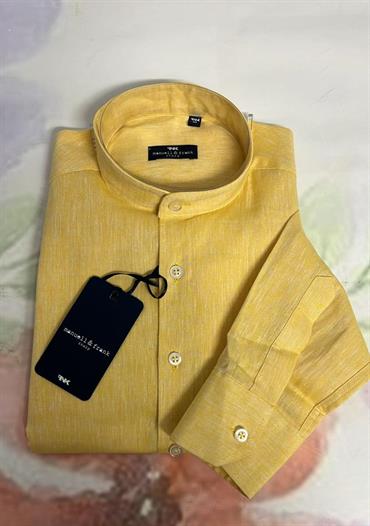 CAMICIA ML M&F NF3059CBR GIALLO COREANA JUNIOR