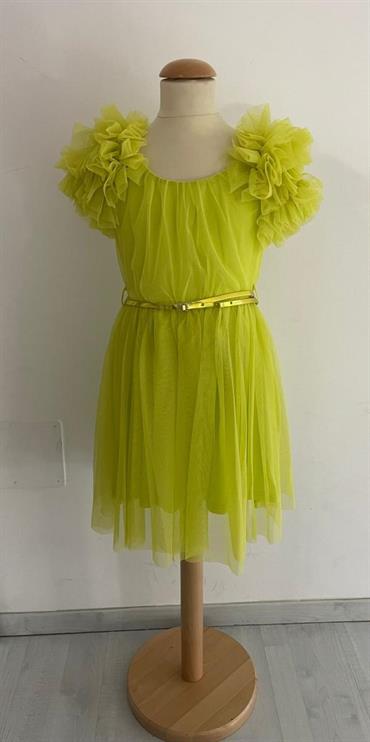 ABITO J'AIME 4908G TULLE LIME JUNIOR